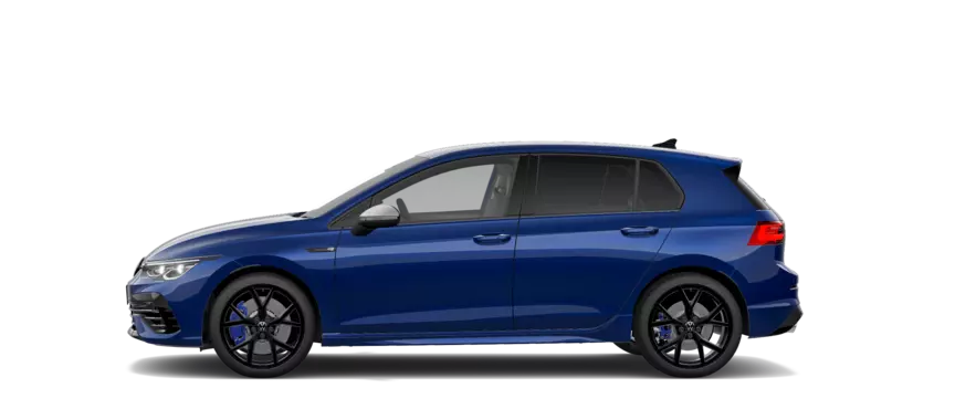 The Golf R side-view